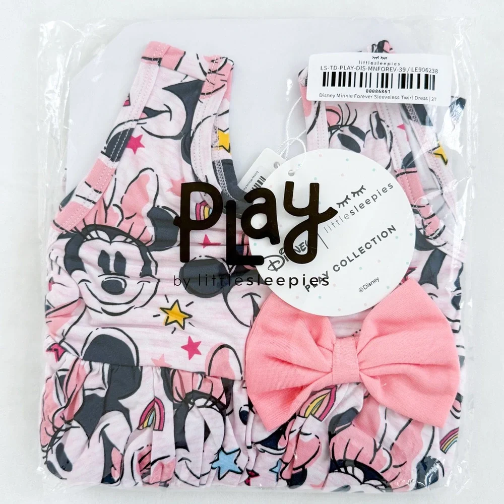 Little Sleepies Disney Minnie Forever Twirl Dress 2T NWT NIB
